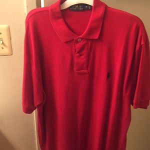 Men’s Polo Ralph Lauren Red Shirt Size Medium
